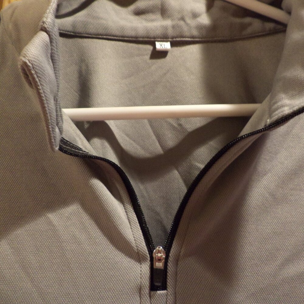 NFQ 1/4 ZIP PULLOVER Jacket GREY - LONG SLEEVE - Size: XL - Picture 2 of 8